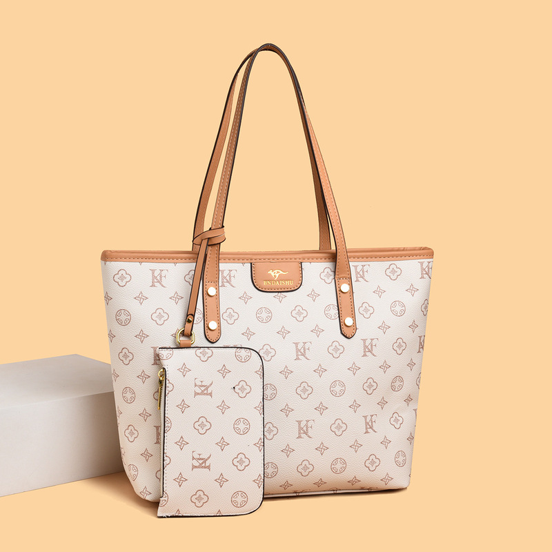 2025 Single-Shoulder Tote Bag with Small Bag Inside, Large Capacity Women's Bag, Cross-Border Foreign Trade, Fashionable and Versatile