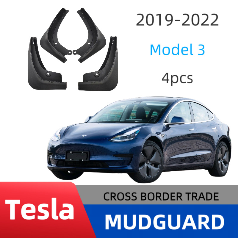 Tesla Model 3 üçün təkər önlüyü, 2019-2022, plastik qoruyucu