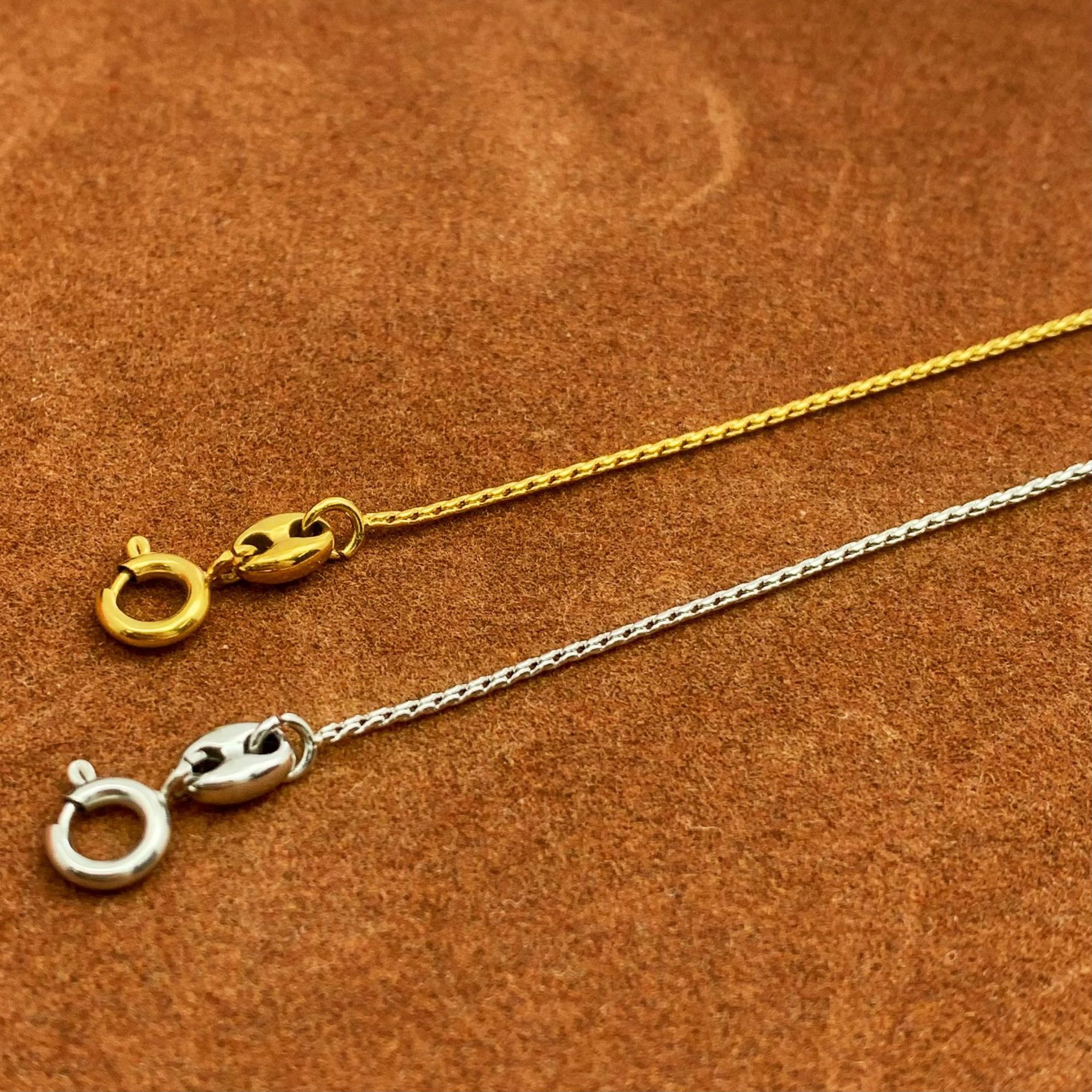 Gold Necklace Chain For Diy Pendants And Bead Threading Pins_voghion.com
