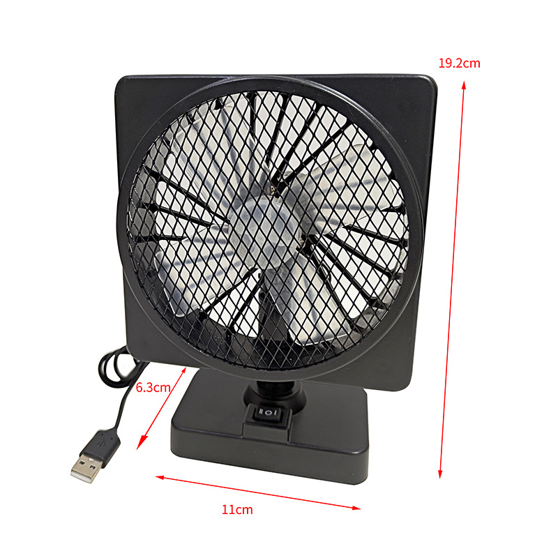 Nuevo 6 pulgadas 12v coche coche especial ventilador usb personalizado camión 24v coche suministros transfronterizos image 5