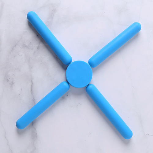 Silicone cross heat insulation mat folding mat kitchen gadget multifunctional high temperature resistant silicone placemat kitchen silicone mat