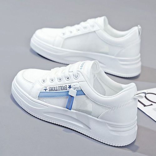 White shoes for women  summer new women's shoes versatile student shoes girls sneakers Korean style casual sports shoes