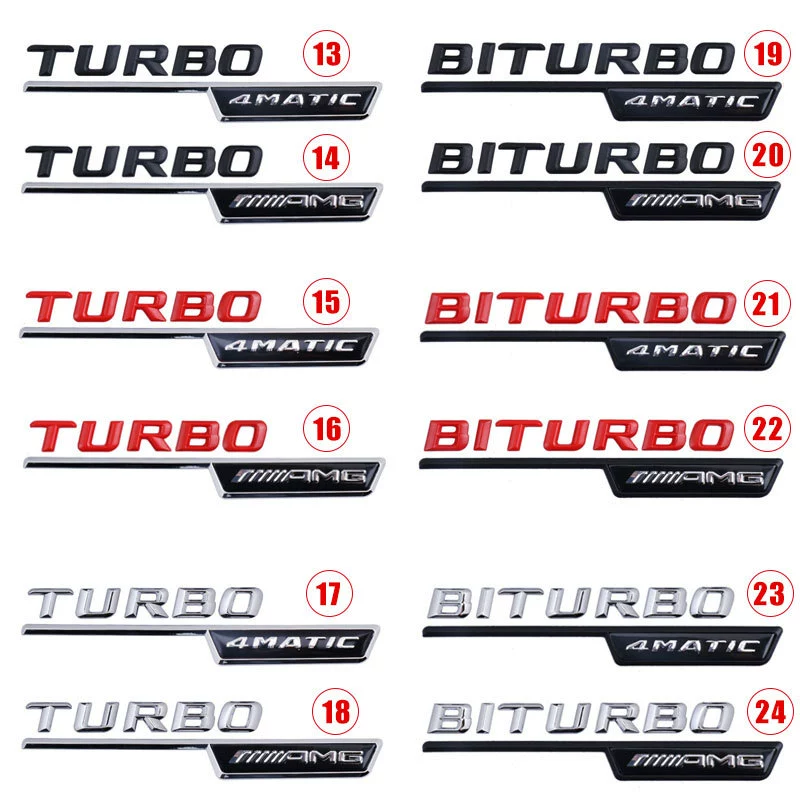 Применимо к Mercedes-Benz AMG Turbo 4MATIC BITURBO 4MATIC+ наклейка на боковую панель - наклейка