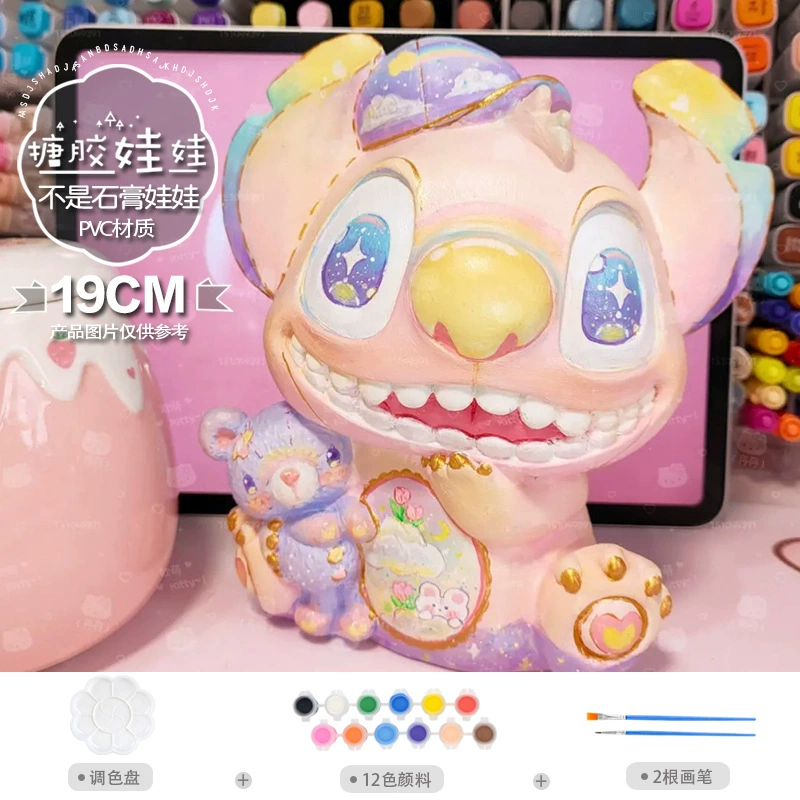 Кукла, раскраска, раскрашенная пластиковая игрушка, сделай сам, копилка