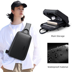 Bange New Men's Chest Bag Korean Version Hip Bag Men's Casual Single Shoulder Bag Large Capacity Sling Bag