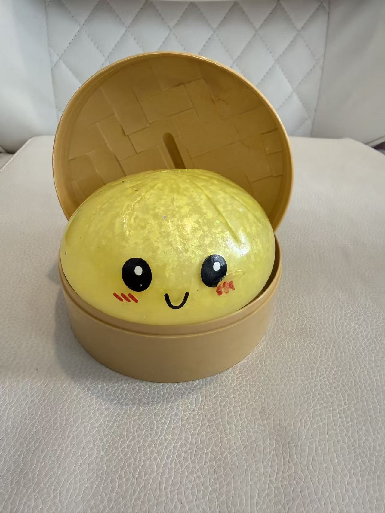 Dumpling Squishies Toy Simulación dumpling pellizco juguete de descompresión dumpling juguete torcido