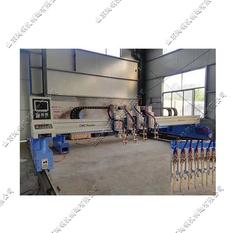 龙门式数控切割机不锈钢金属钢材切割机重型数控等离子火焰切断机