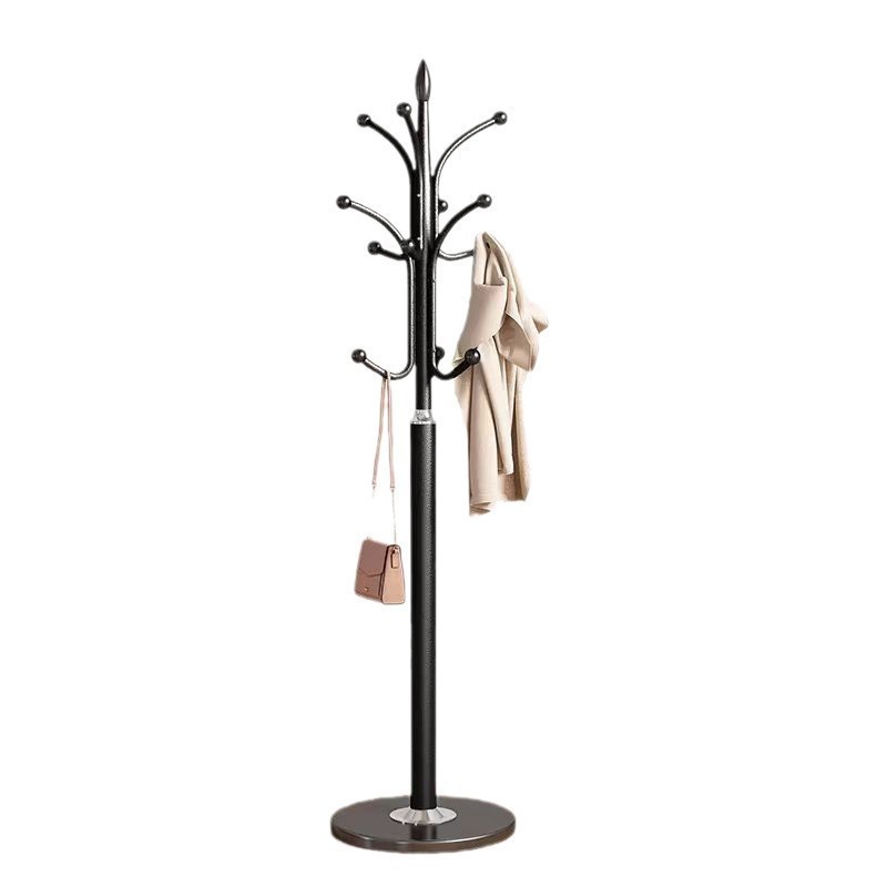 Percha de ropa de hierro forjado tipo piso percha de ropa de dormitorio sala de estar doméstica vertical simple ropa de ropa al por mayor