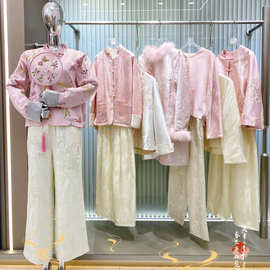 国风秋冬新中式2025春秋大码女装实体店直播货源品牌撤柜女装批发