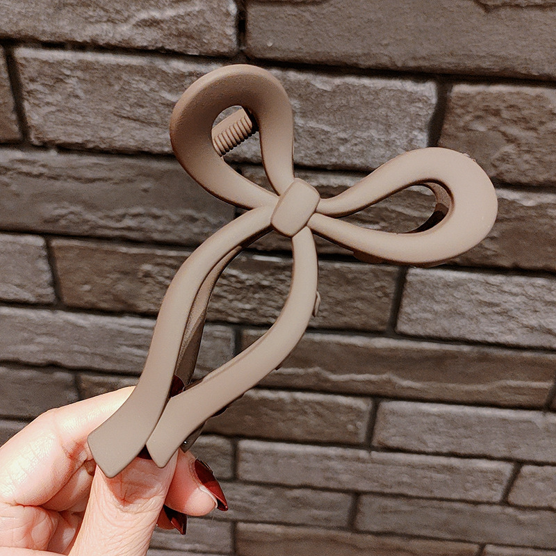 Internet celebridad clip de pelo francés de las mujeres de gran parte posterior de la cabeza horquilla clip de tiburón de alto grado agarre del pelo clip de pelo tocado