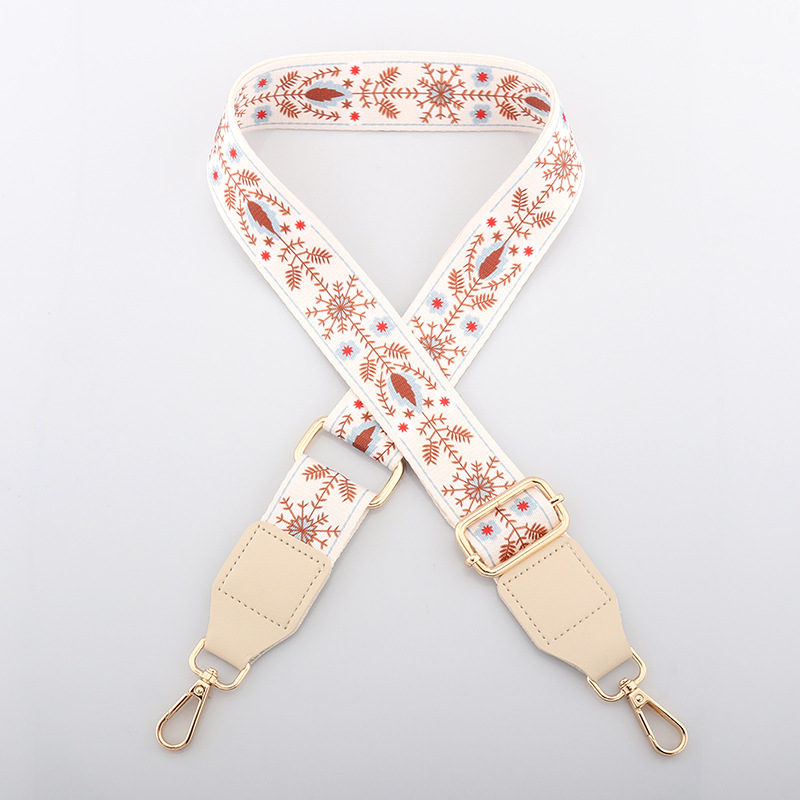 Nylon Flower Snowflake Bag Strap display picture 3