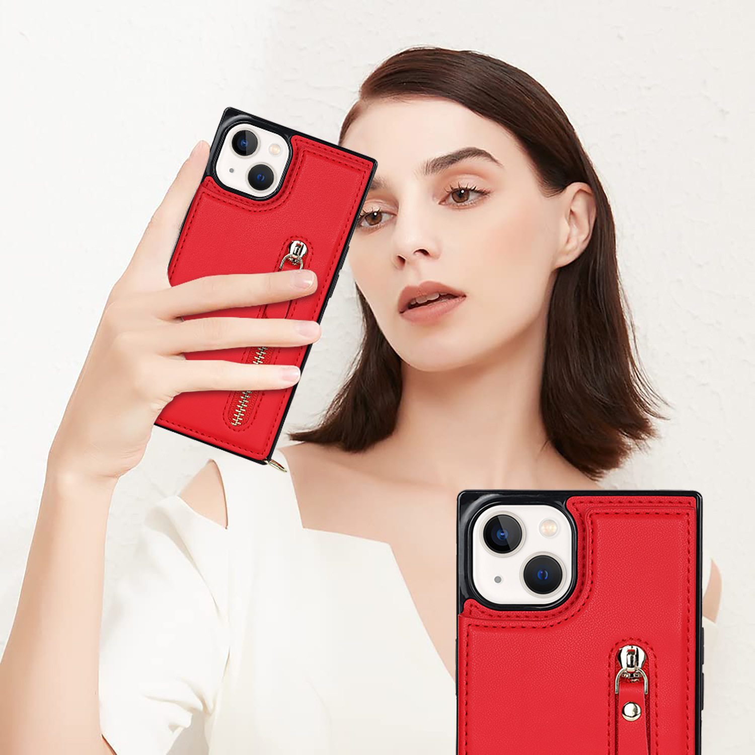 Handyhülle Aus Leder Für Iphone Pro Umhängetasche Mit Band_voghion.com