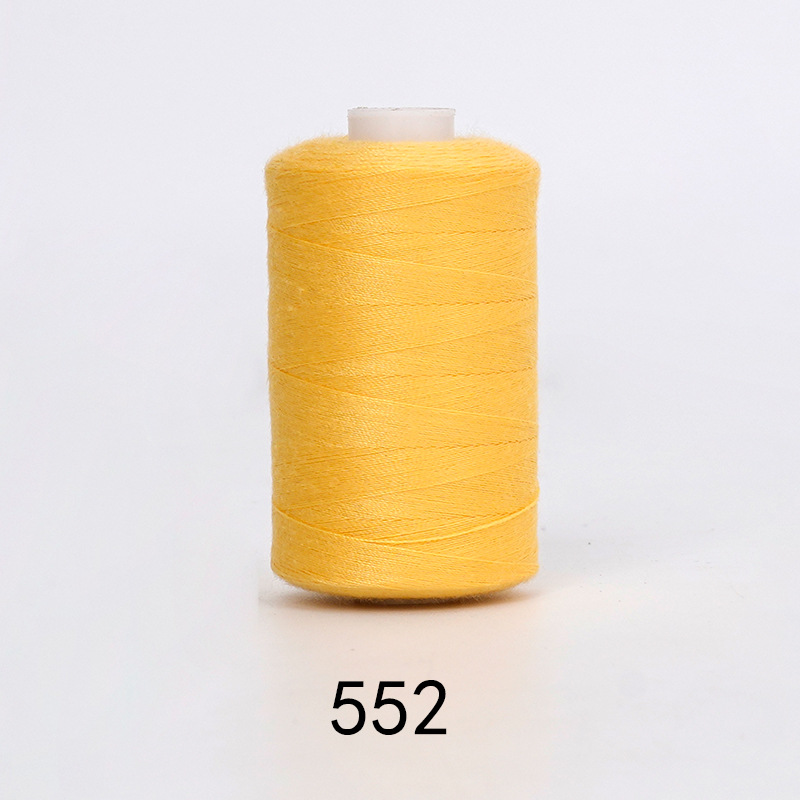 1000 yardas de hilo de poliéster de alta velocidad combinación de colores hogar hilo de coser mano hilo pequeño hilo fino dos hilos 402 hilo de coser