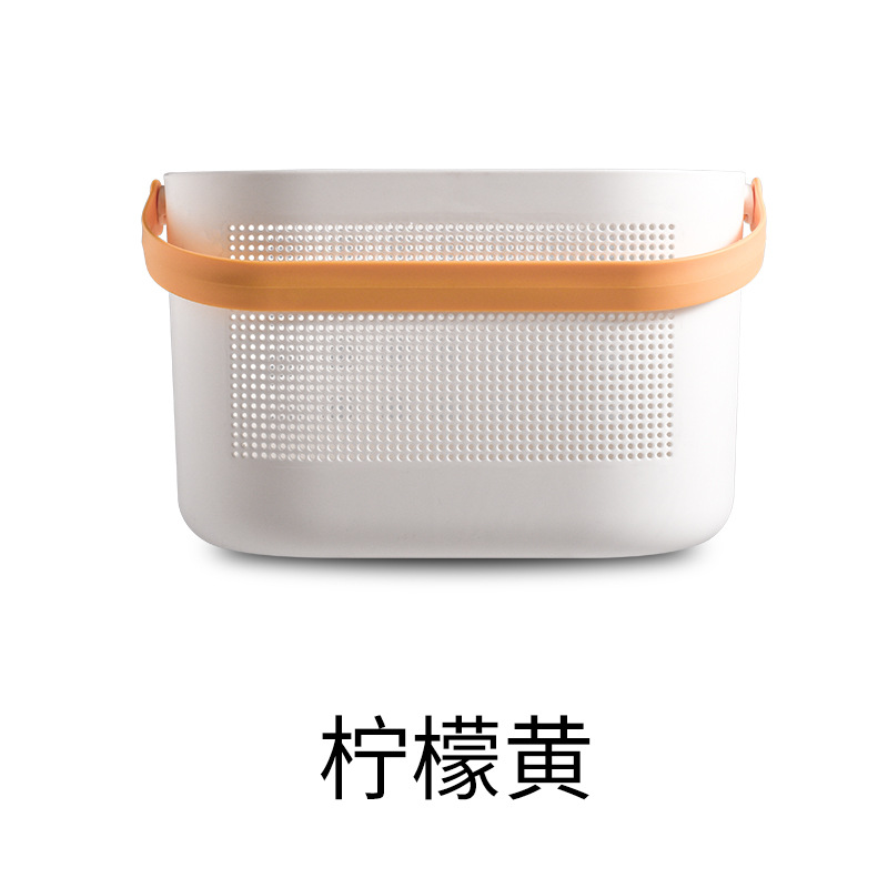 Cesta de baño de plástico de estilo japonés artículos de tocador canasta de almacenamiento canasta de baño portátil canasta de baño grande cesta de baño hueca