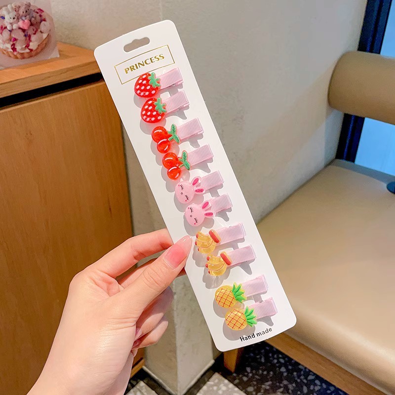 婴儿汗毛夹女宝宝发夹不伤发胎毛夹夹子头饰儿童婴幼儿发量少发卡|undefined