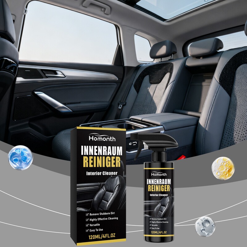 Homonth Car Interior Cleaner Car Interior Surface Cleaning and Stain Removal Portable and Easy to Use