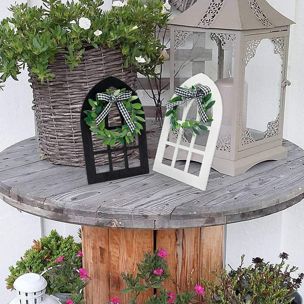 Wooden decorations for living room