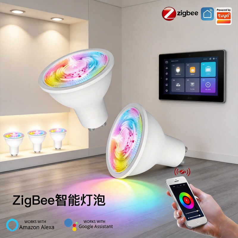Tuya Smart Home 5W Led Spotlight 2Mqttha Light Bulb Gu10 Interface Zigbee Smart Light Cup Tuya Smart Home 5W Led Spotlight 2Mqttha Light Bulb Gu10 Interface Zigbee Smart Light Cup