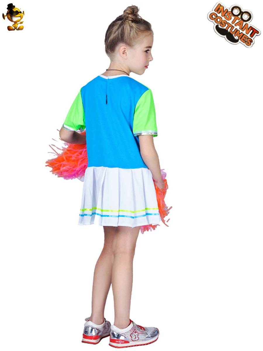 Halloween etapa rendimiento traje mascarada fiesta ropa niña Día DE LOS NIÑOS traje de porristas