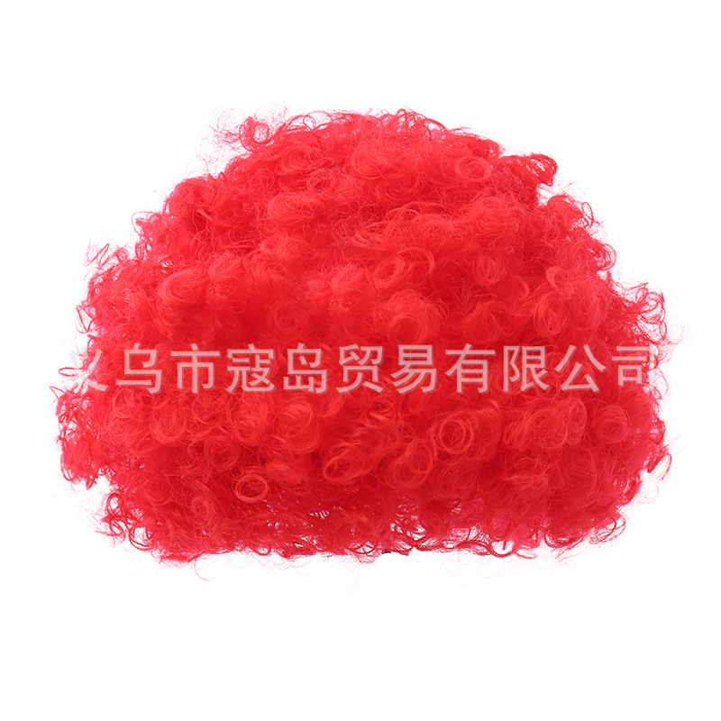 Peluca retro multicolor para Halloween discoteca cosplay y fiestas