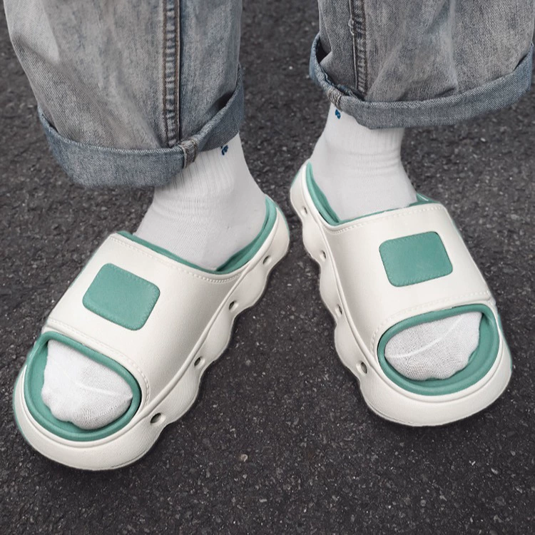 Sports non-slip deodorized wear-resistant slippers platform for beloved, soft sole