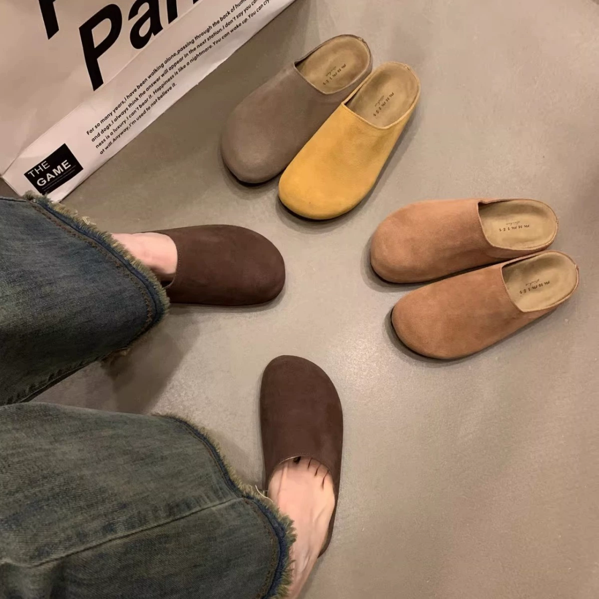 Summer retro universal breathable slippers, Mori