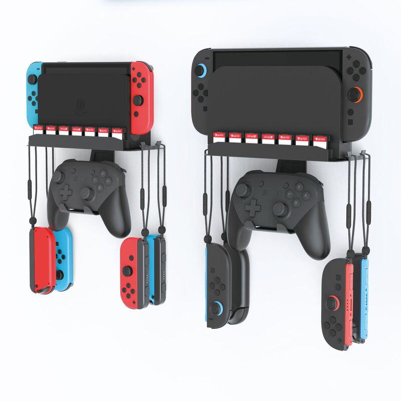 新しい Switch2\Switch\Oled ユニバーサル壁掛けハードウェア ブラケット、ゲーム カード スロット付き、Pro ハンドルをサポート|undefined