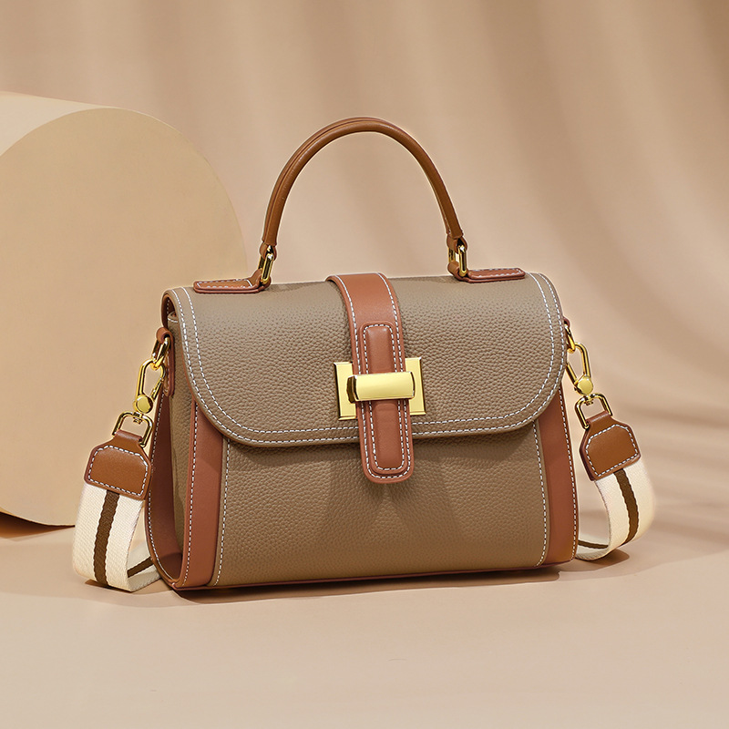 Women's 2026 Summer Crossbody Bag - Niche Luxury Versatile Shoulder Handbag Genuine Leather Purse - Thumbnail 4