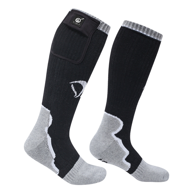 クロスボーダー知能充電発熱靴下三速温度コントロール綿靴下アウトドアスポーツスキー靴下bluetooth電気加熱靴下