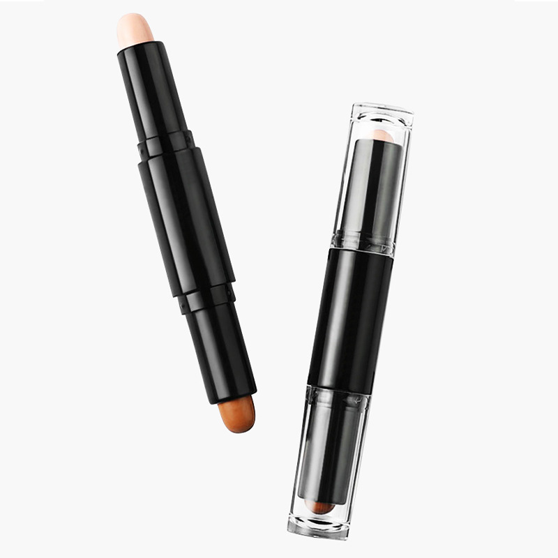 翠黛工厂 高光修容棒双色两用一体盘提亮修颜卧蚕笔加工定制oem