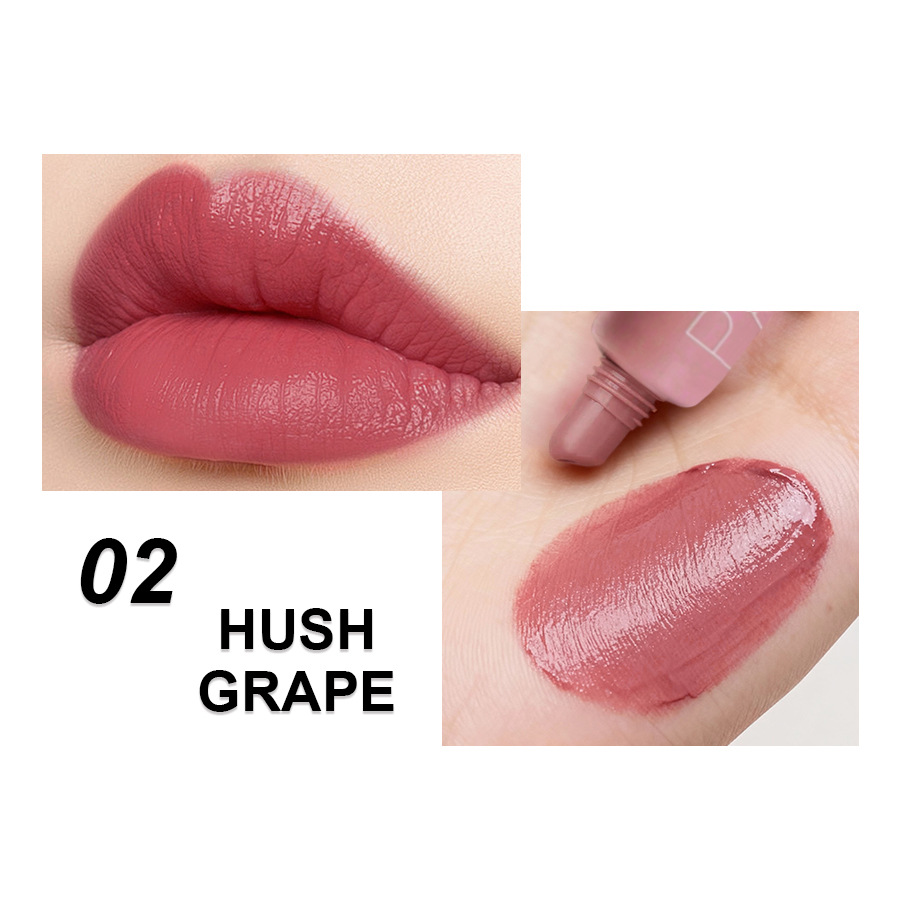 PAGE VINE Soft Foam Light Foam Lip Mud Mat Nude esmaltado labial terciopelo de color transfronterizo duradero