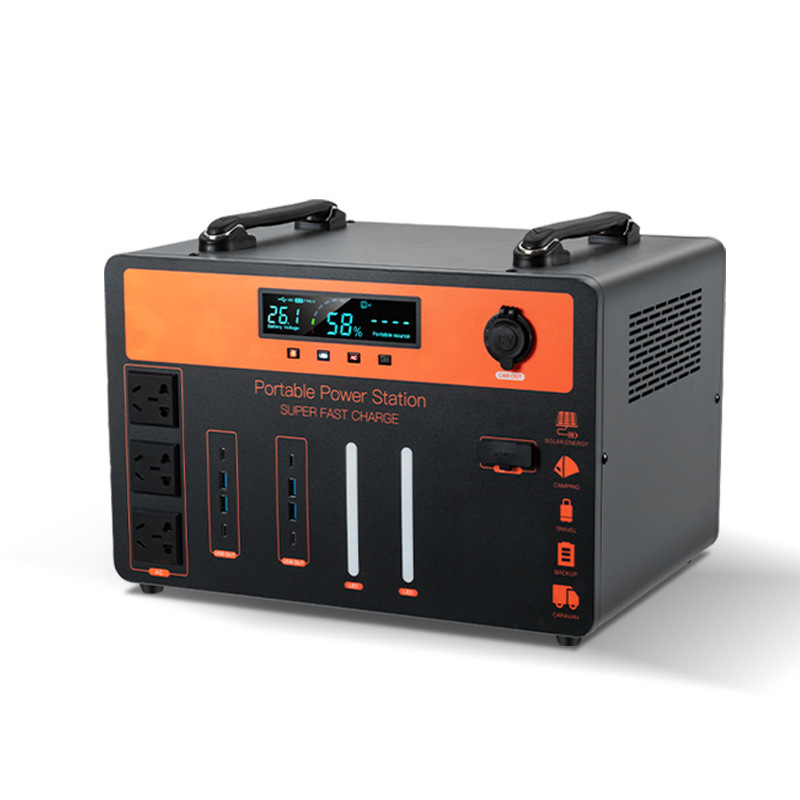 リン酸鉄リチウム 220V 屋外モバイル電源 2500W ハイパワー大容量バッテリーキャンプ自動運転旅行屋台|undefined
