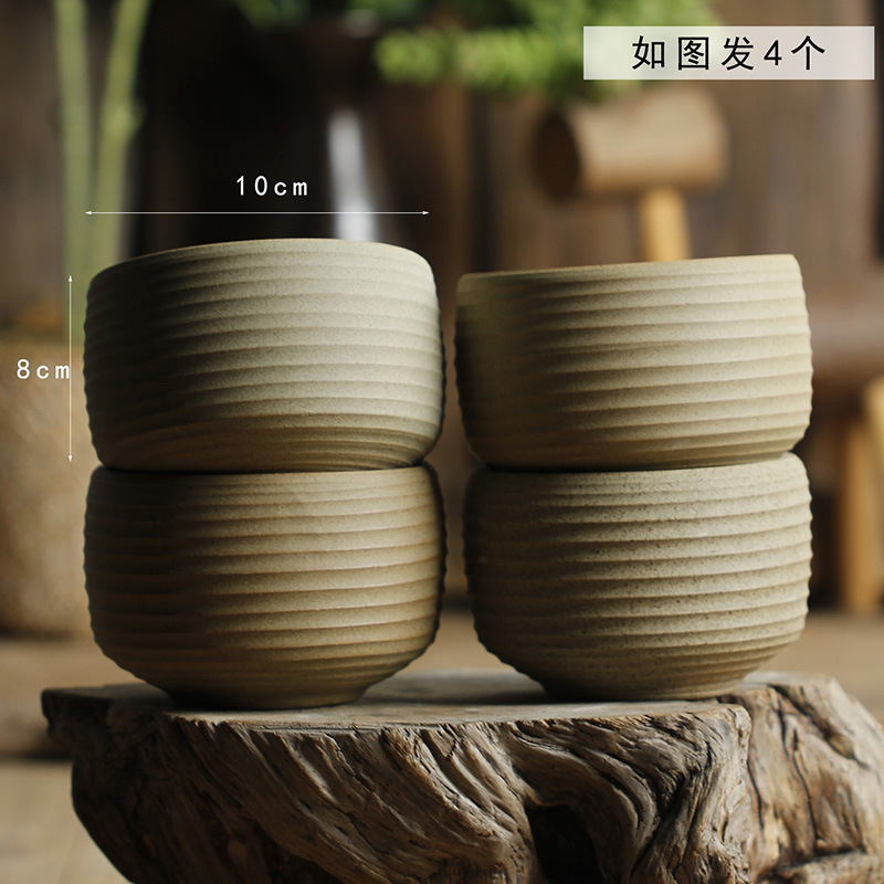 セラミック植木鉢景徳鎮大型無地焼花ポット多肉植物手作り粘土ポットレトロ植木鉢セラミックガーデニング見栄えの良い|undefined
