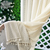 Retro crochet, lace curtain, cloth, French retro style, boho style, American style, wholesale