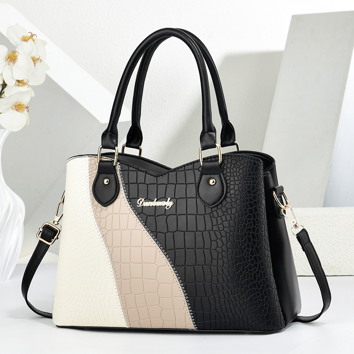 Bolso de Mano y Hombro para Mujer PU para Uso Diario