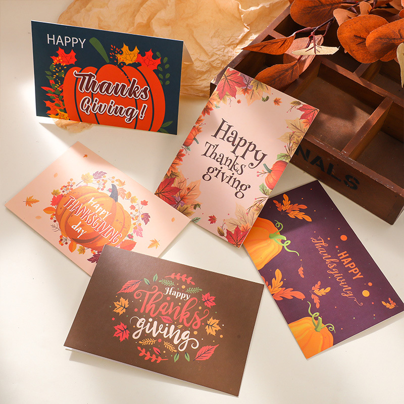 Thanksgiving Cute Cartoon Letter Paper Card display picture 2