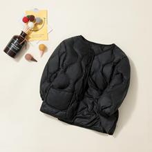 保暖童装云朵轻薄款羽绒服内胆超轻羽绒90绒长袖亲子装短款外套