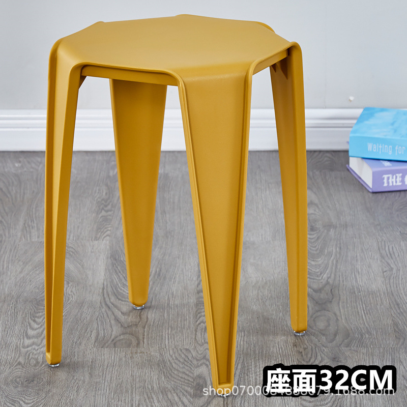 생강-가득 찬 플라스틱-사각형 의자-좌석 32CM