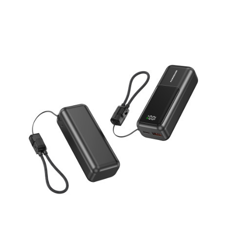新しいコンパクトな内蔵ワイヤーパワーバンク 10000 mAh デジタルディスプレイ 22.5 W 超高速充電ポータブル電源|undefined