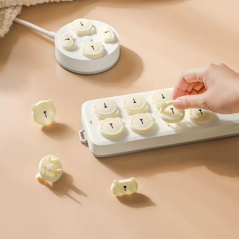 儿童防触电插座保护套电源排插保护套婴儿插头插孔防尘防护盖批发