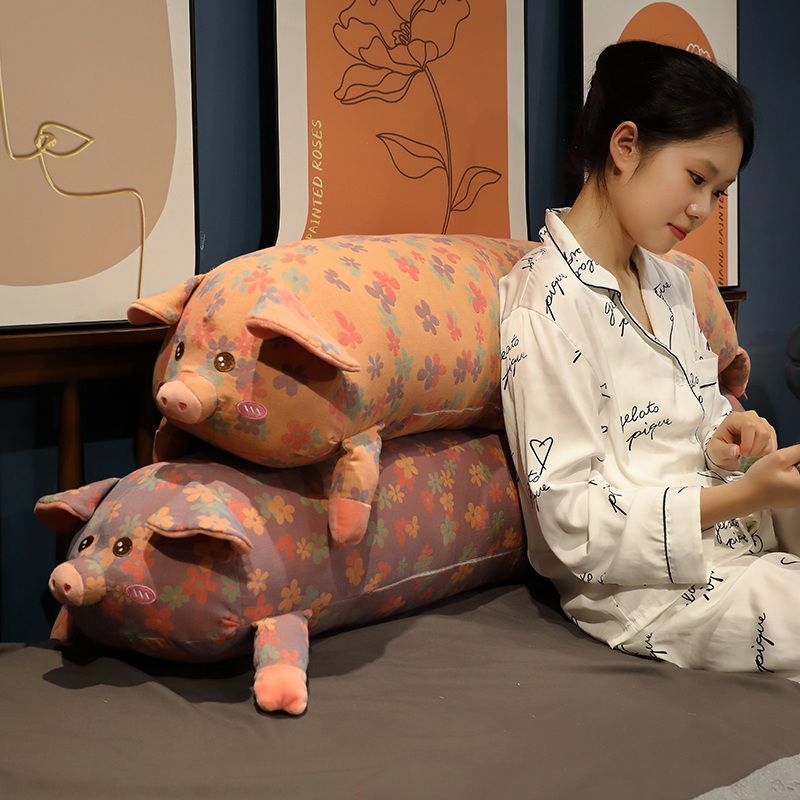 Almohada corporal larga para dormir de lado para niñas y mujeres embarazadas, cojín de cama jacquard de tres capas