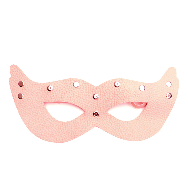 Butterfly Eye Mask PU Leather Blindfold for Couples Sensory Play — detail image 7
