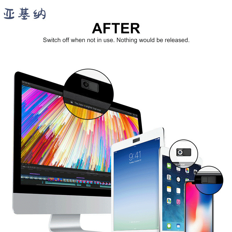 Shake Tone Mobile Phone Camera Blocking Sticker Notebook Privacy Cover Lens Blocking Sticker Anti-Peeping Sticker