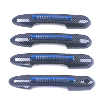 Other Automotive Exterior Supplies Handle Anti-Scratch Modification Accessories - blue-label-carbon-fiber-pattern