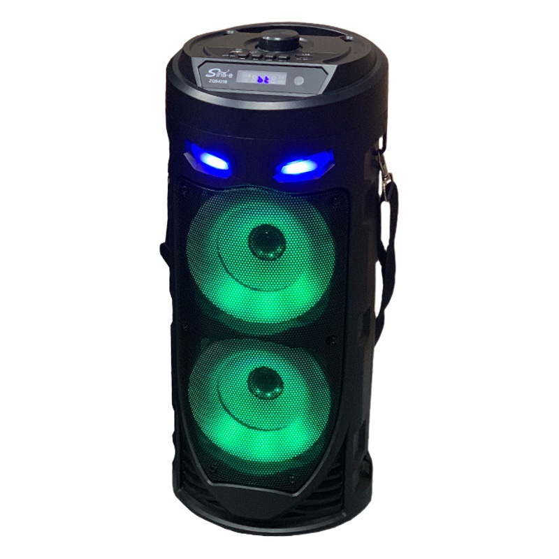 Altavoz Bluetooth para baile en plaza, doble altavoz 4 pulgadas, portátil y potente