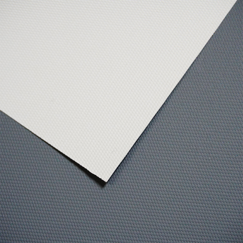Gris nuevo lienzo de fibra química débil solvente UV mural roll up material publicitario Guangzhou