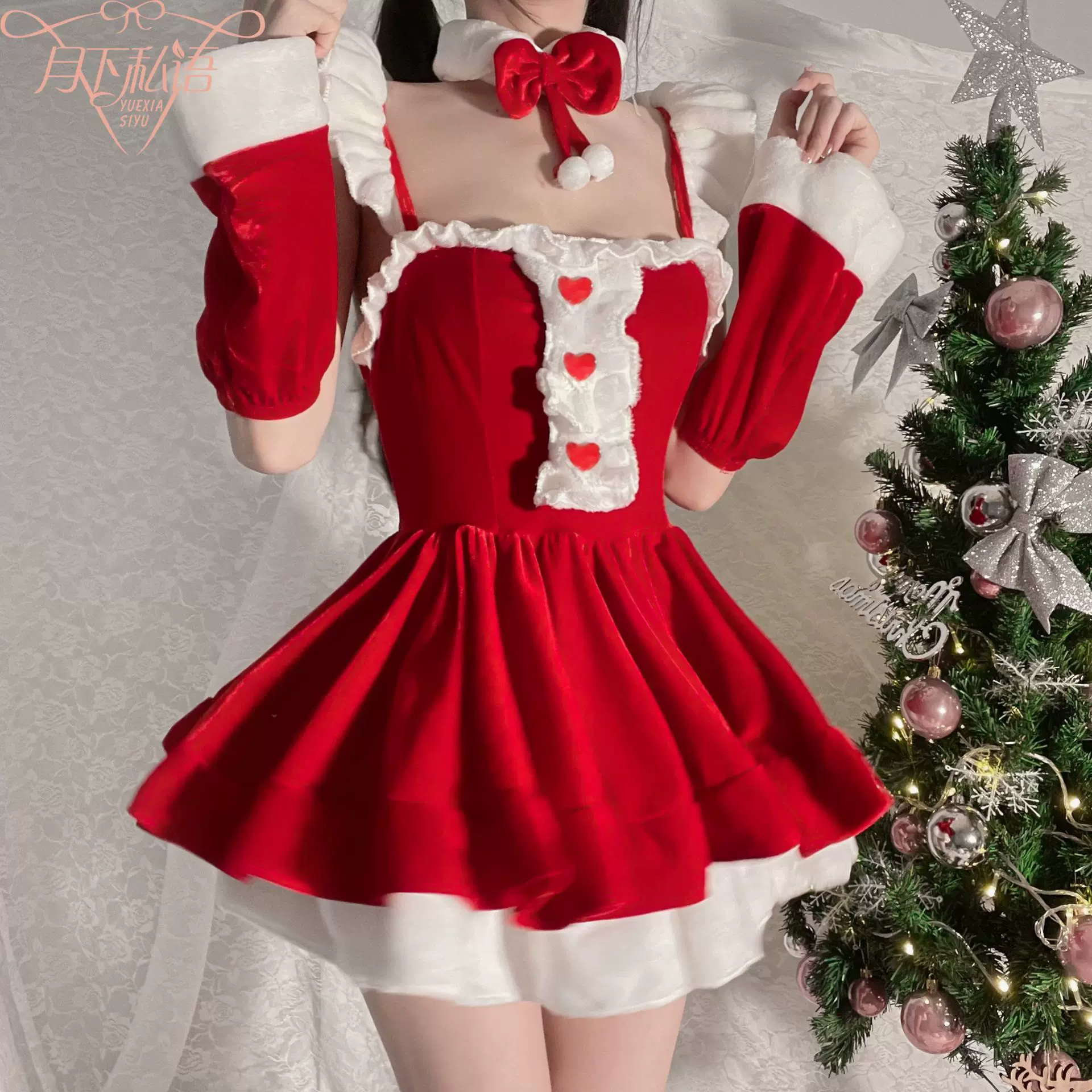 月下私语圣诞装新年女洛丽塔制服套装兔年限定表演服
