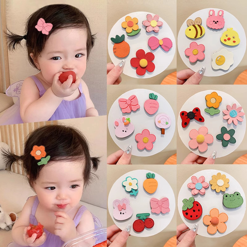 Clip de cabello para bebés no dañados, clip de cabello para niños, acabado de cabello roto, fijación de bordas, niñas, velcro para bebés, toque de cabello