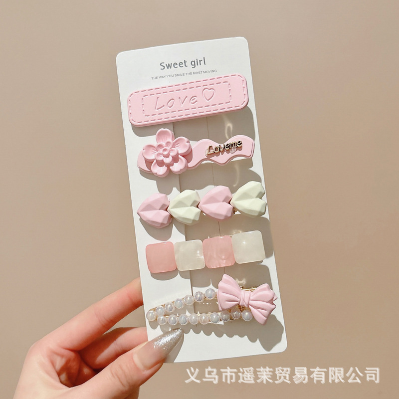 多巴胺儿童发夹女前额刘海夹鸭嘴夹头饰发卡碎发侧边卡子发饰夹子|undefined