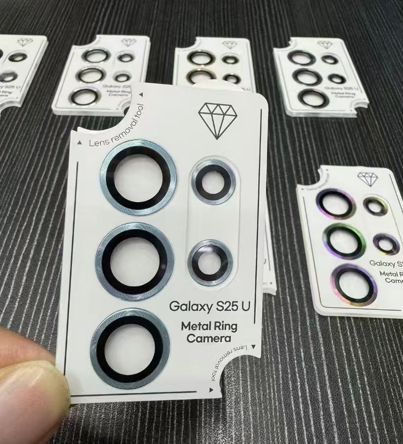 Aplicable a la película de lente Samsung S25U Metal Eagle Eye Galaxy White Base Localizador S25 película protectora de lente